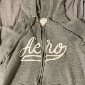 grey aeropostale hoodie